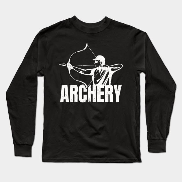 Archery Archer Long Sleeve T-Shirt by Foxxy Merch